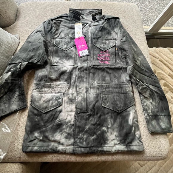 Anti Social Social Club Alpha Industries Jacket - Picture 2 of 4